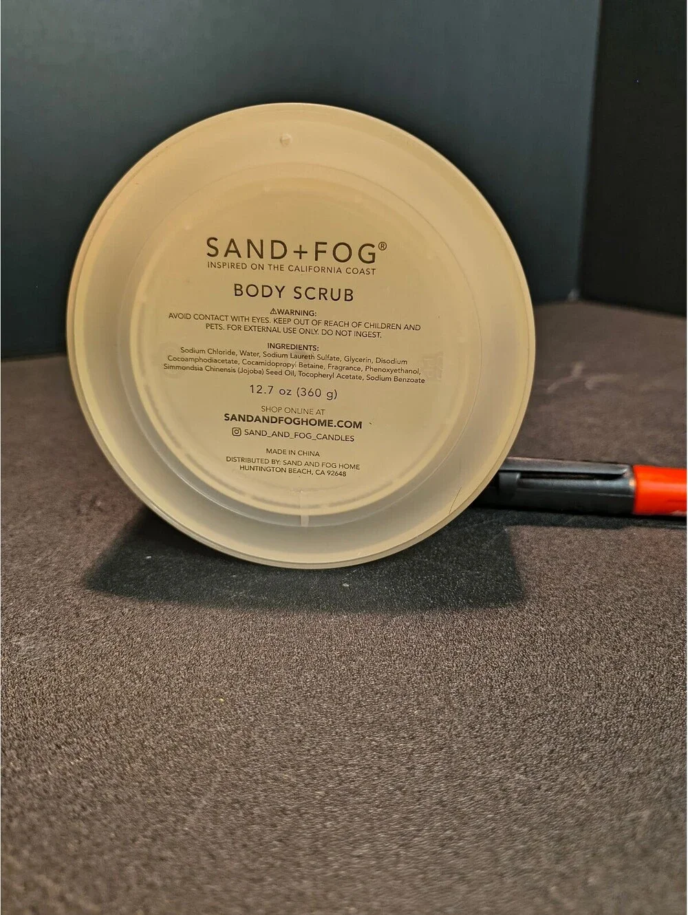 Sand + Fog body scrub coconut sugar